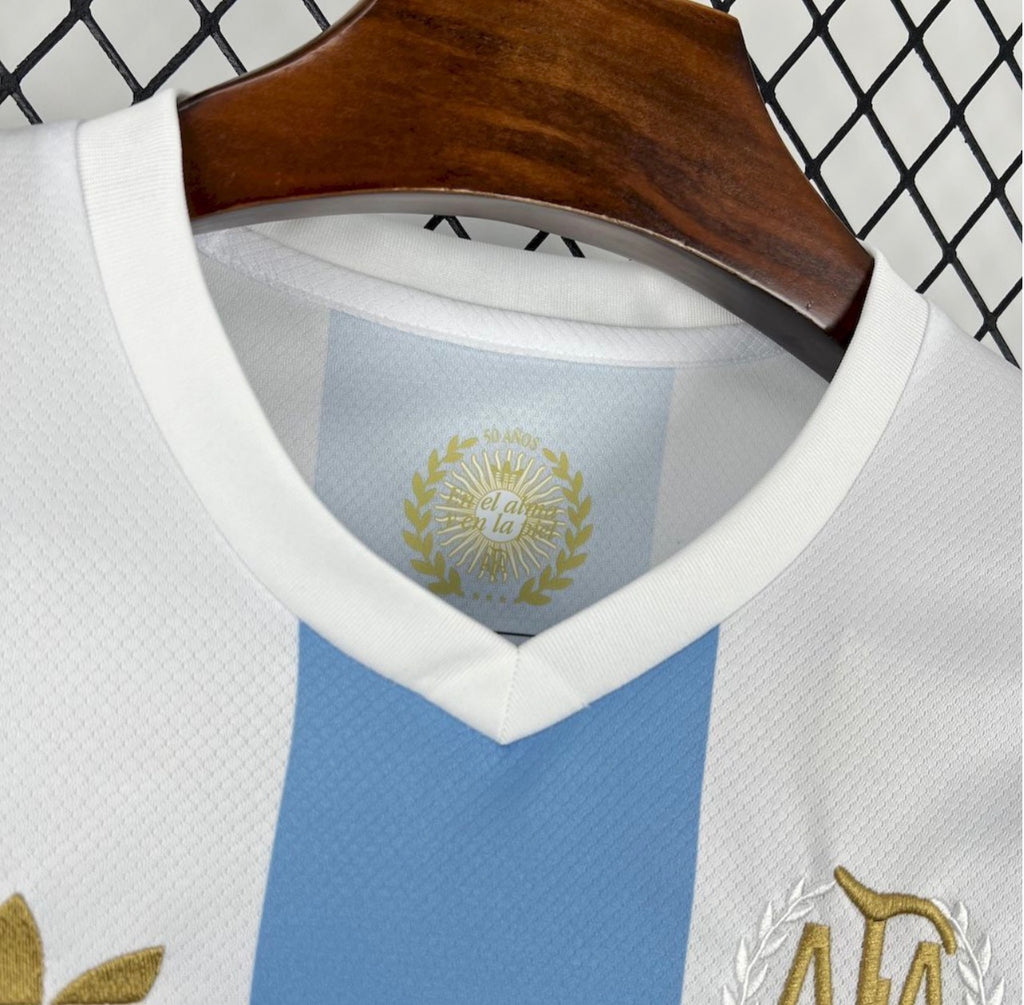 Argentina 202425 Adidas 50th Anniversary Messi Jersey