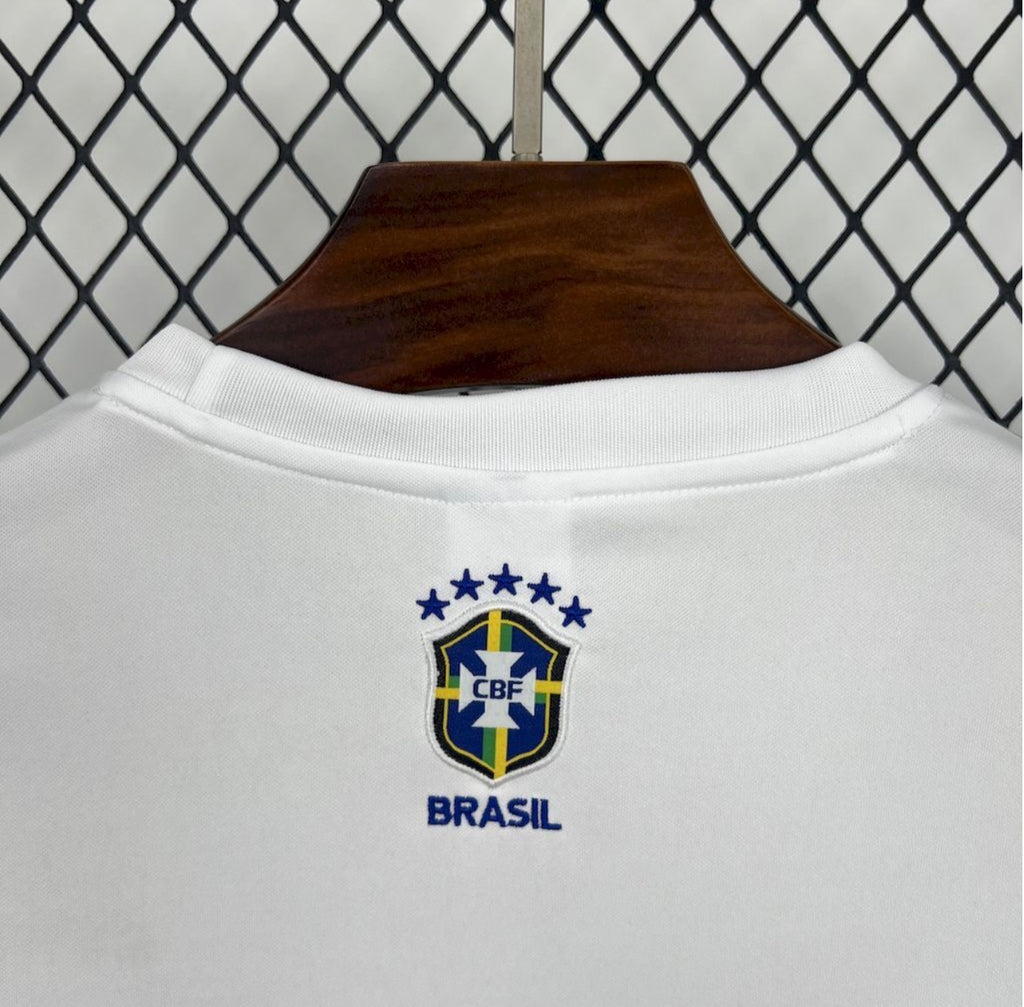 Maillot Blanc Édition Spéciale Brésil 2024/25