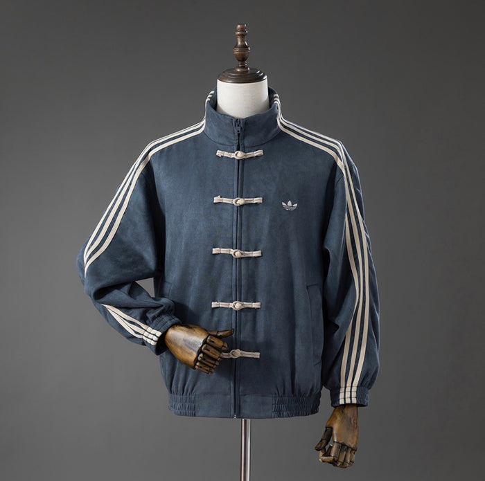 Veste style Tang (Nouvel An chinois) — Gris