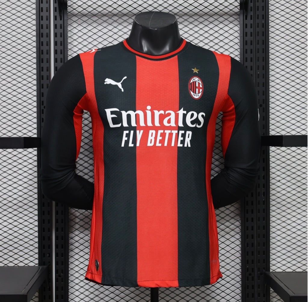 Maillot de football homme AC Milan 2026-27 domicile version joueur manches longues