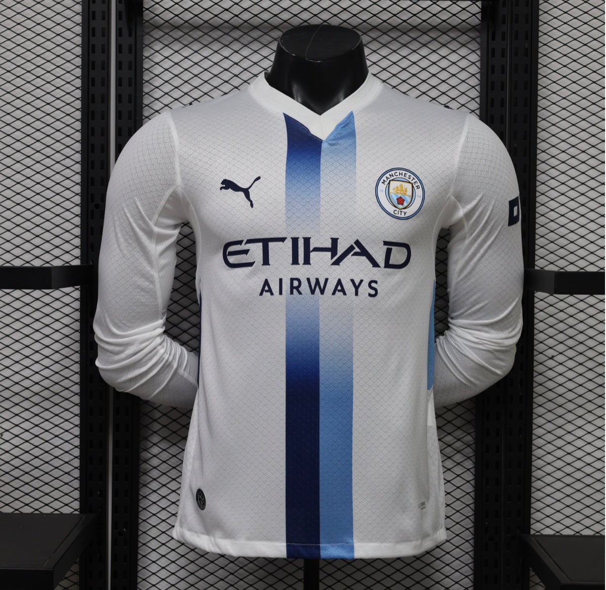 Manchester City 2026/27 Away Shirt — Player Version, Long-Sleeve