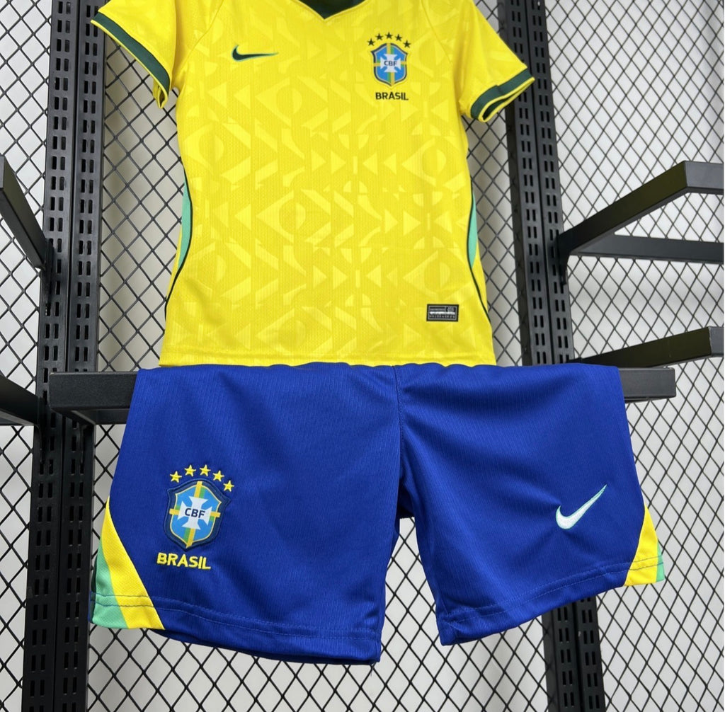 Kit domicile Brésil 2026 Coupe du Monde – Enfant