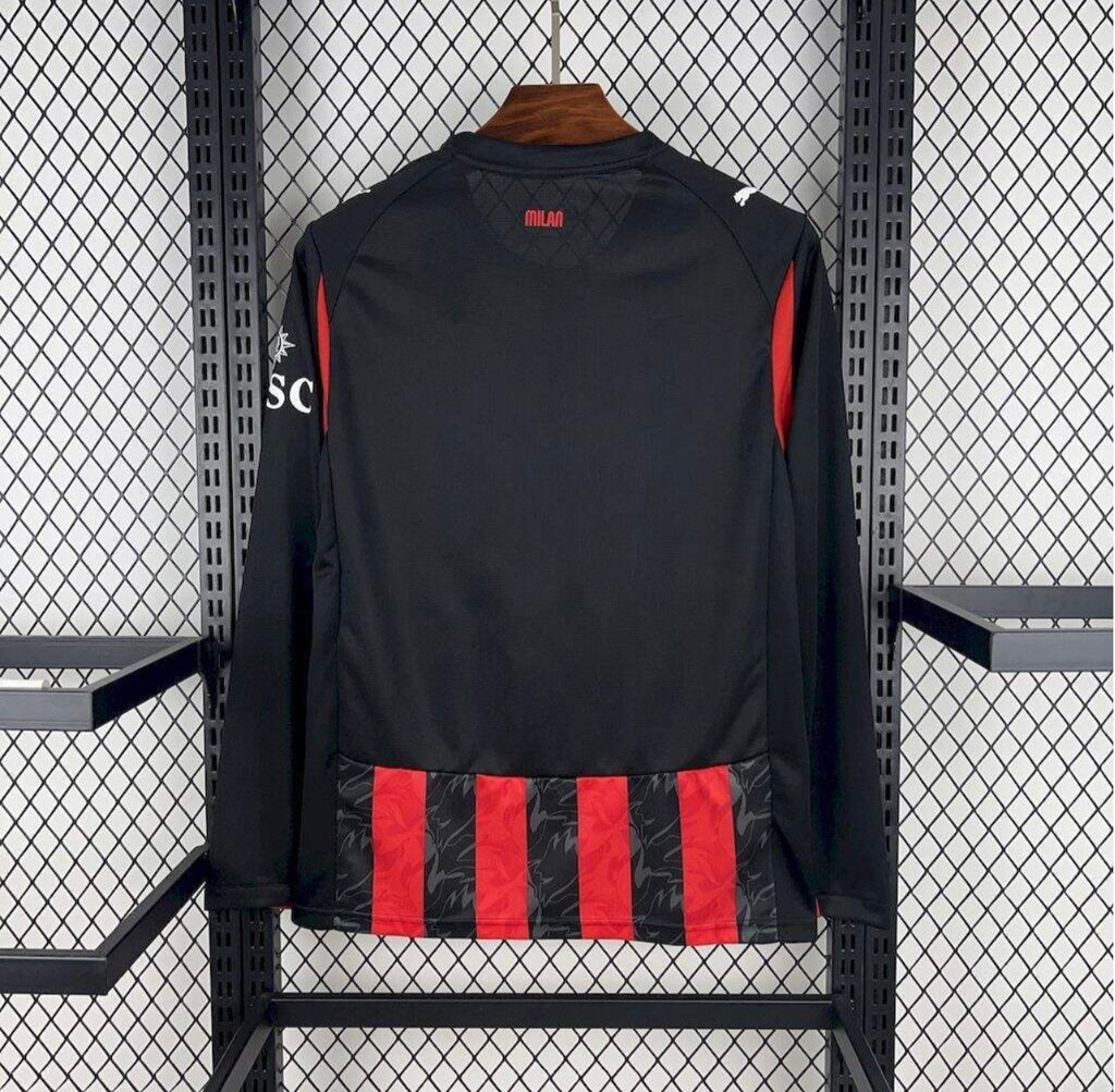 Maillot manches longues domicile AC Milan 2025/26