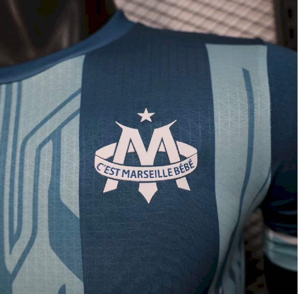 Maillot bleu homme de l’Olympique de Marseille 2025/26