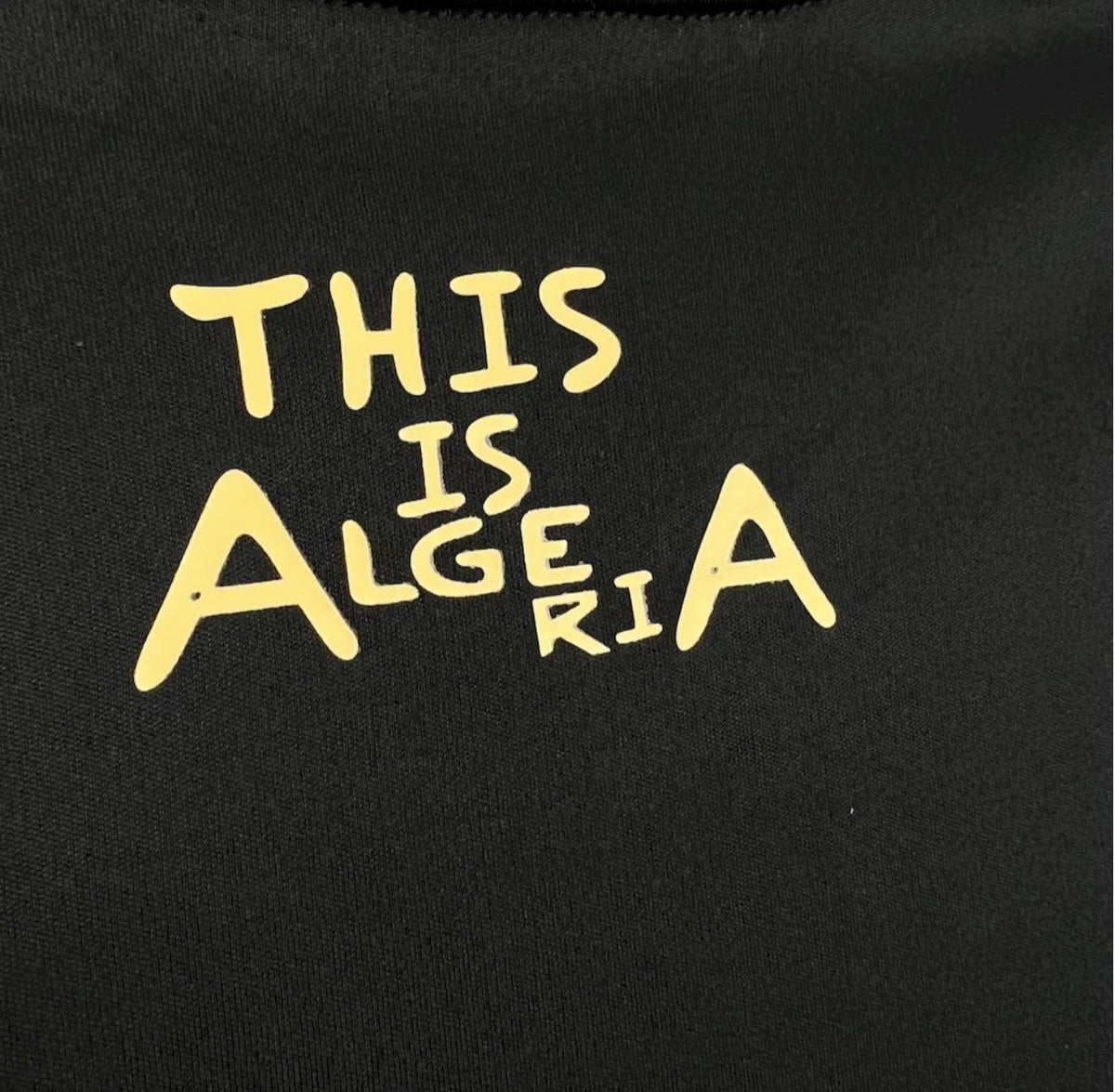 Algeria 2024/25 Karakou Black and Gold Jersey