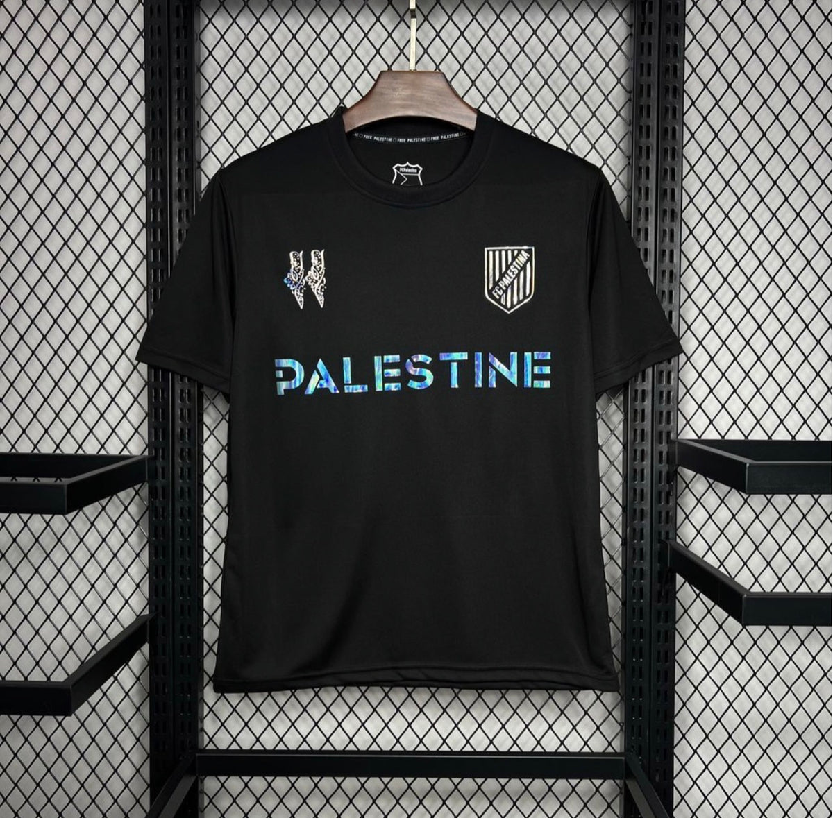 Men's Palestino Balmain Co-Branded T-Shirt Jersey 2024-25