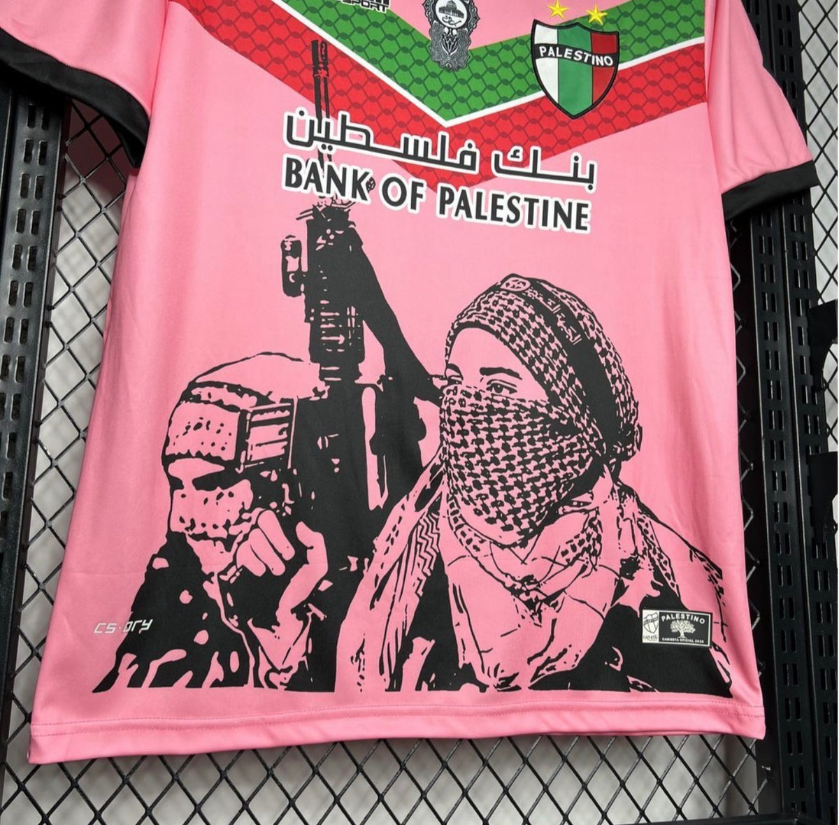 Palestino Pink Graffiti Jersey 2024-25