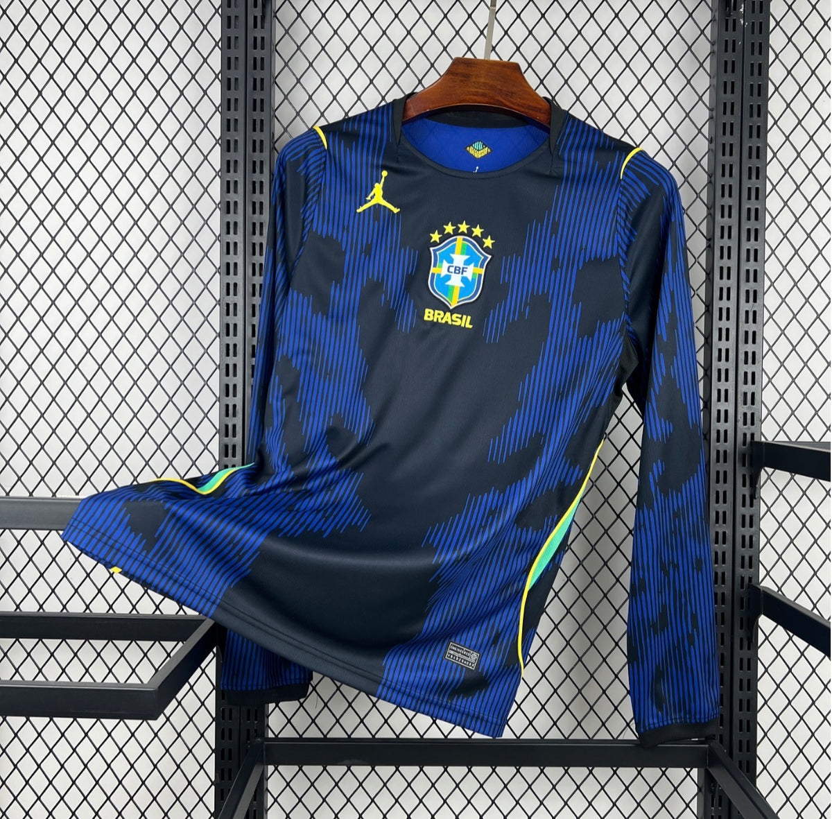 Brazil 2026 World Cup Long-Sleeve Away Jersey – Men