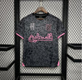 T-shirt Palestino Homme de Pré-Match Noir 2023-24