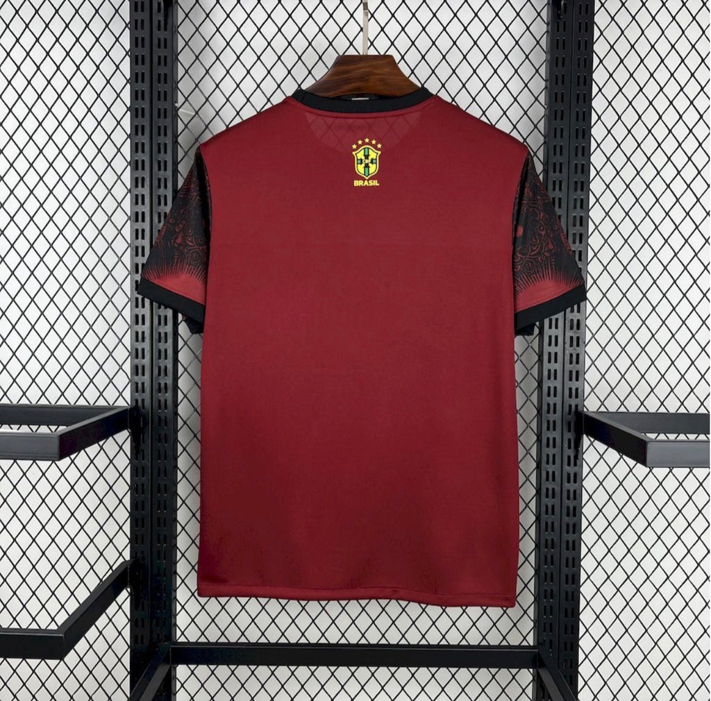 Maillot Édition Spéciale Jordan Noir et Rouge Brésil 2025/26