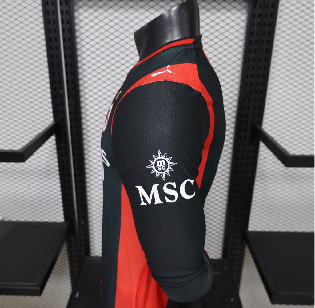 Maillot de football homme AC Milan 2026-27 domicile version joueur manches longues