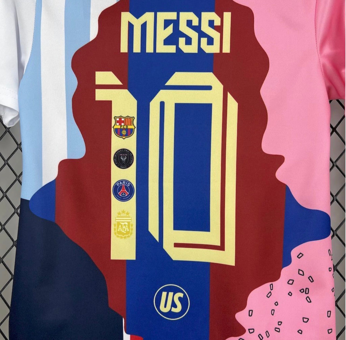 Kit enfant Lionel Andrés Messi Cuccitini, mix de tous les clubs