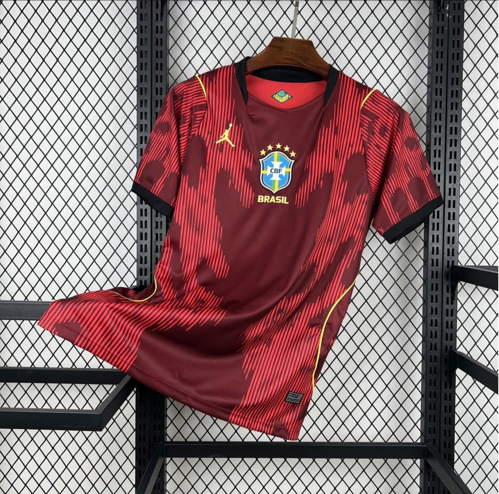 Maillot de football Brésil 2026 version gardien homme.