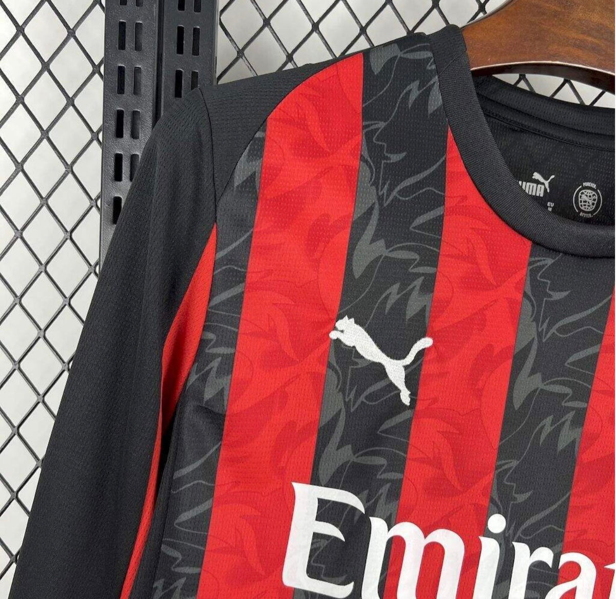 AC Milan 2025/26 Long Sleeve Home Shirt