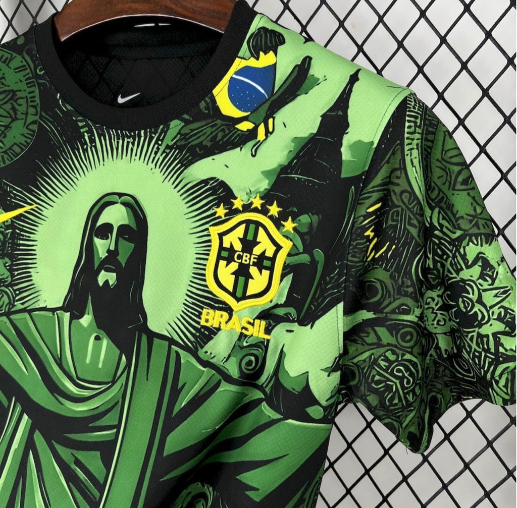 Maillot Vert Édition Spéciale Brésil 2024/25
