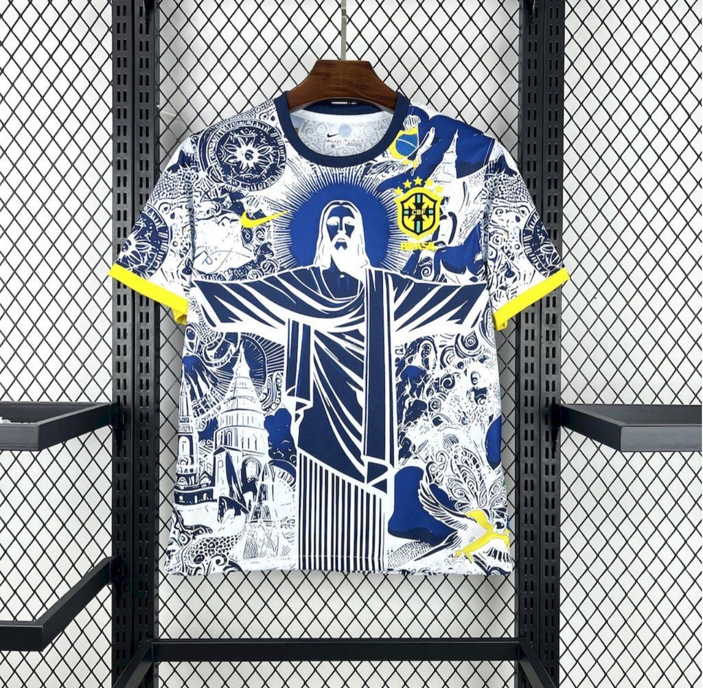 Maillot Bleu et Blanc Brésil 2025/26