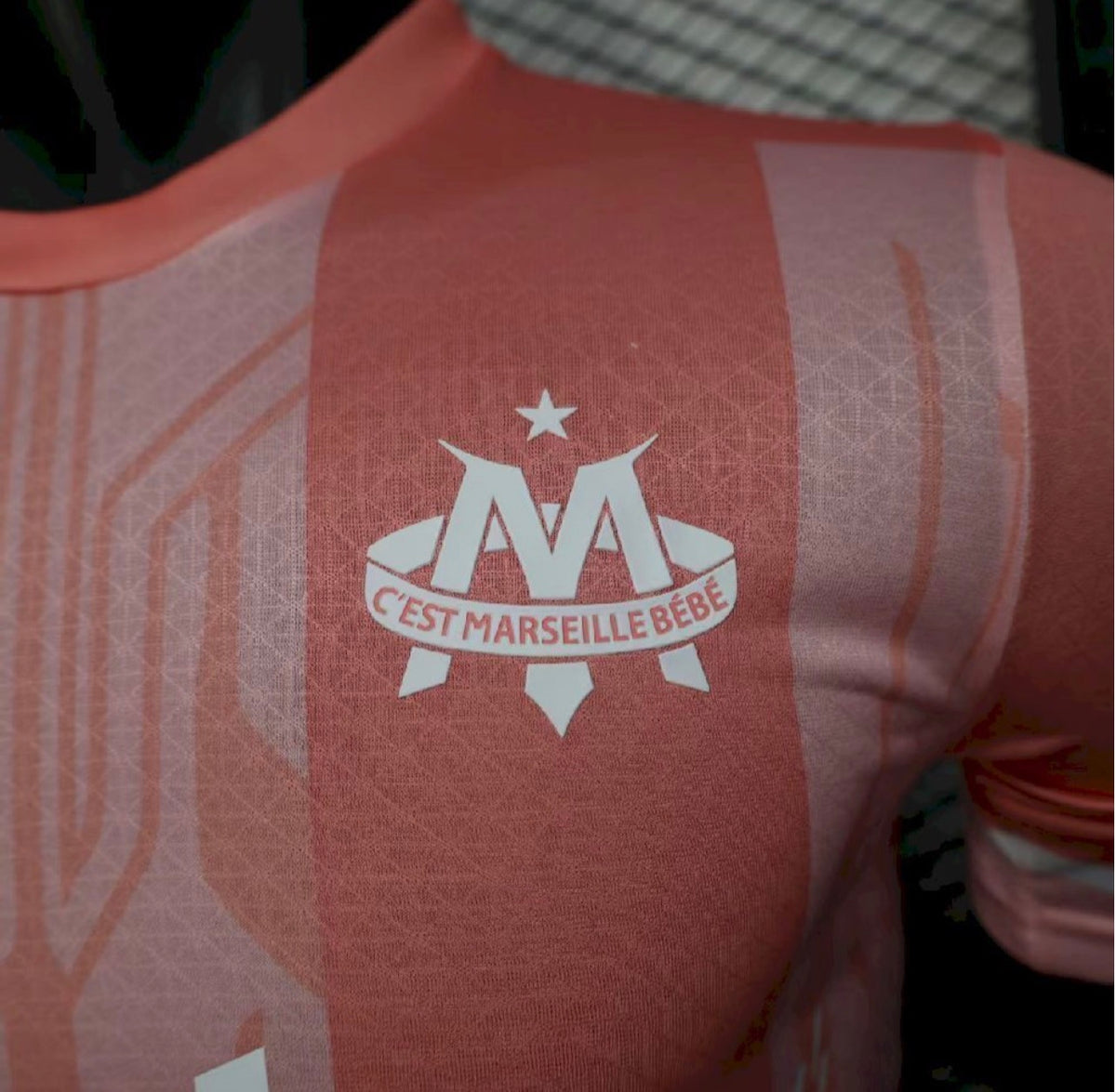 Olympique de Marseille 2025/26 Men's Pink Jersey