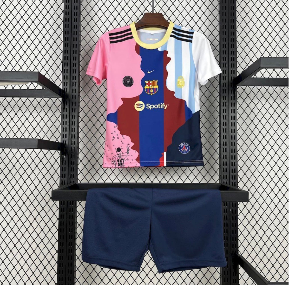 Kids' kit Lionel Andrés Messi Cuccitini, mix of all clubs