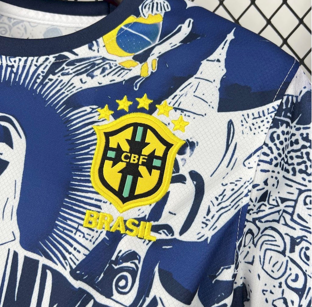 Maillot Bleu et Blanc Brésil 2025/26