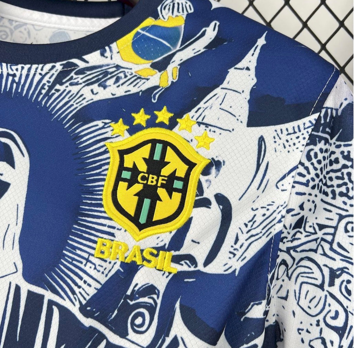 Brazil Blue and White Jersey 2025/26