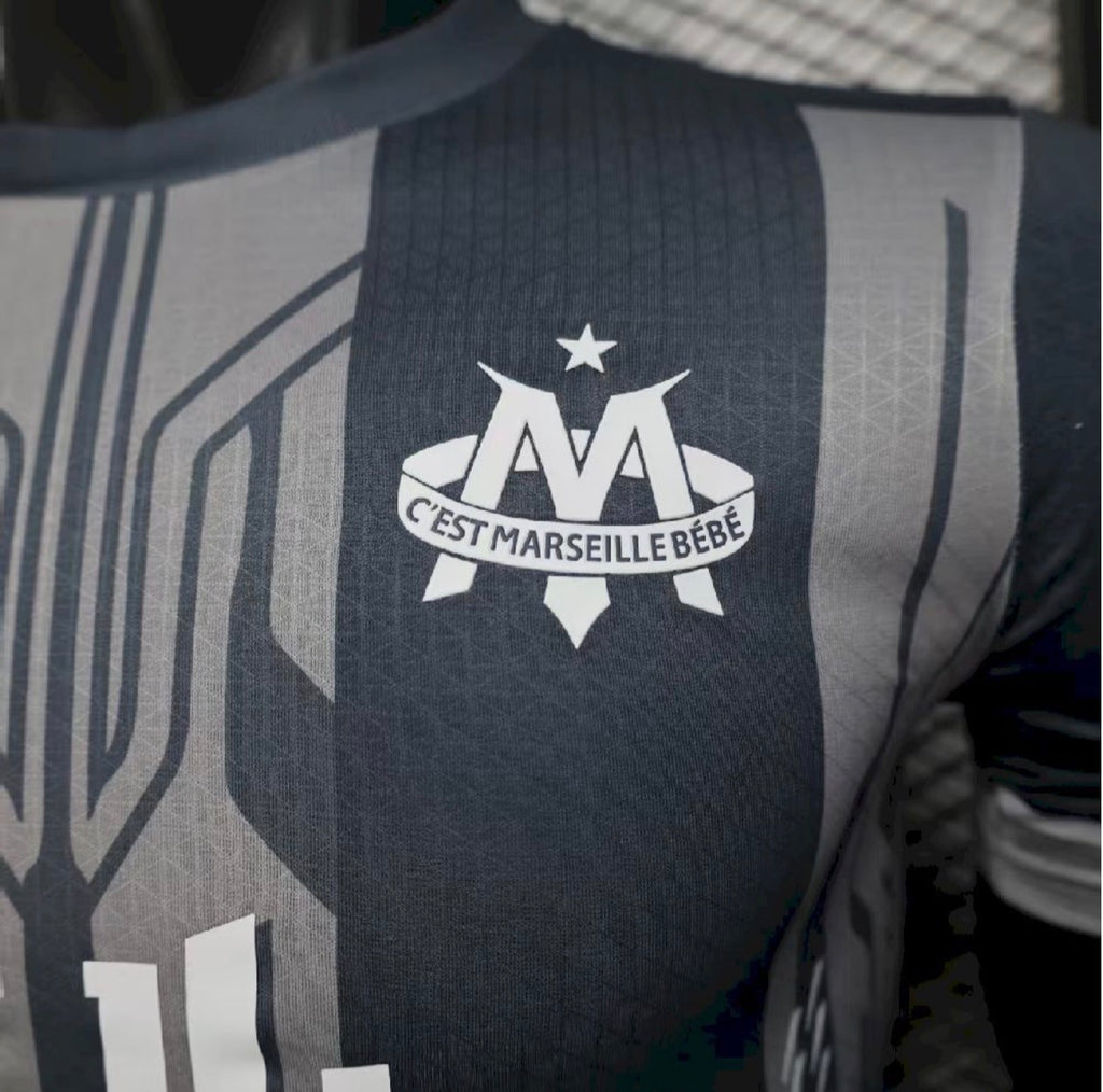 Maillot gris homme de l’Olympique de Marseille 2025/26