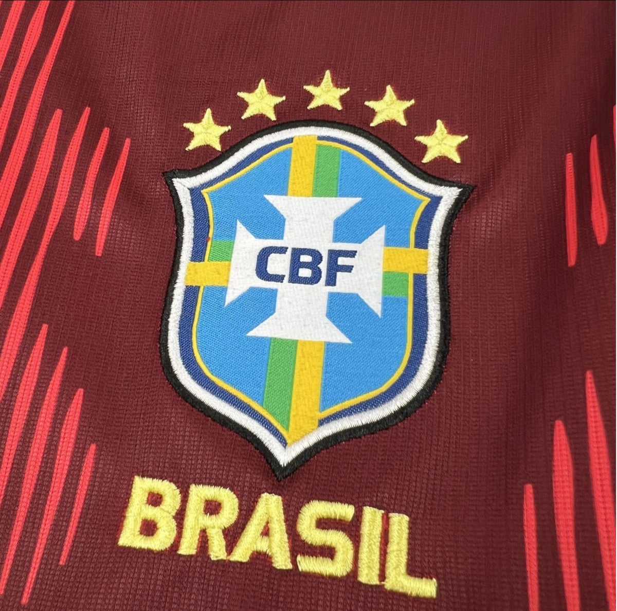 Maillot de football Brésil 2026 version gardien homme.