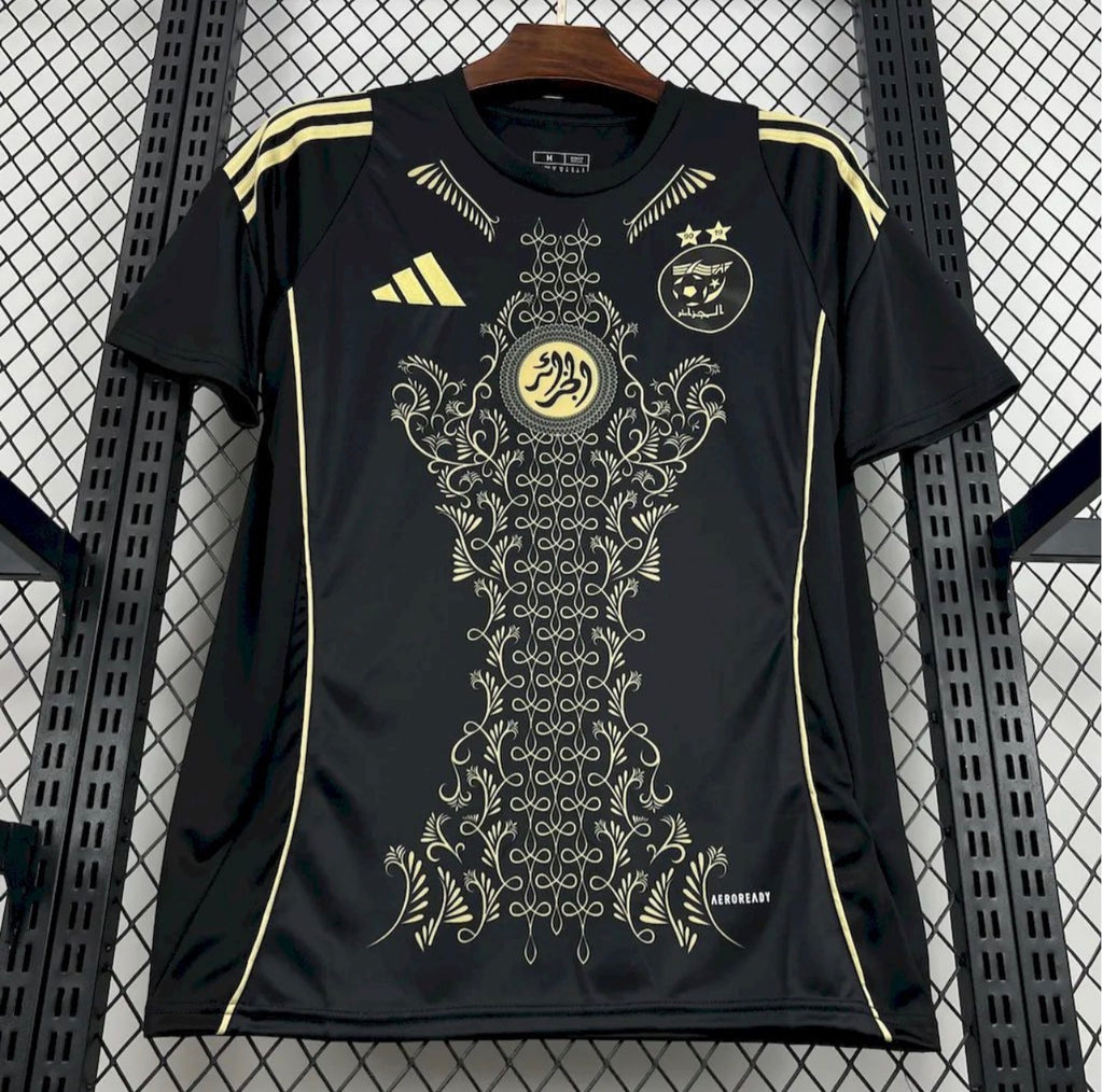 Algeria 2024/25 Karakou Black and Gold Jersey