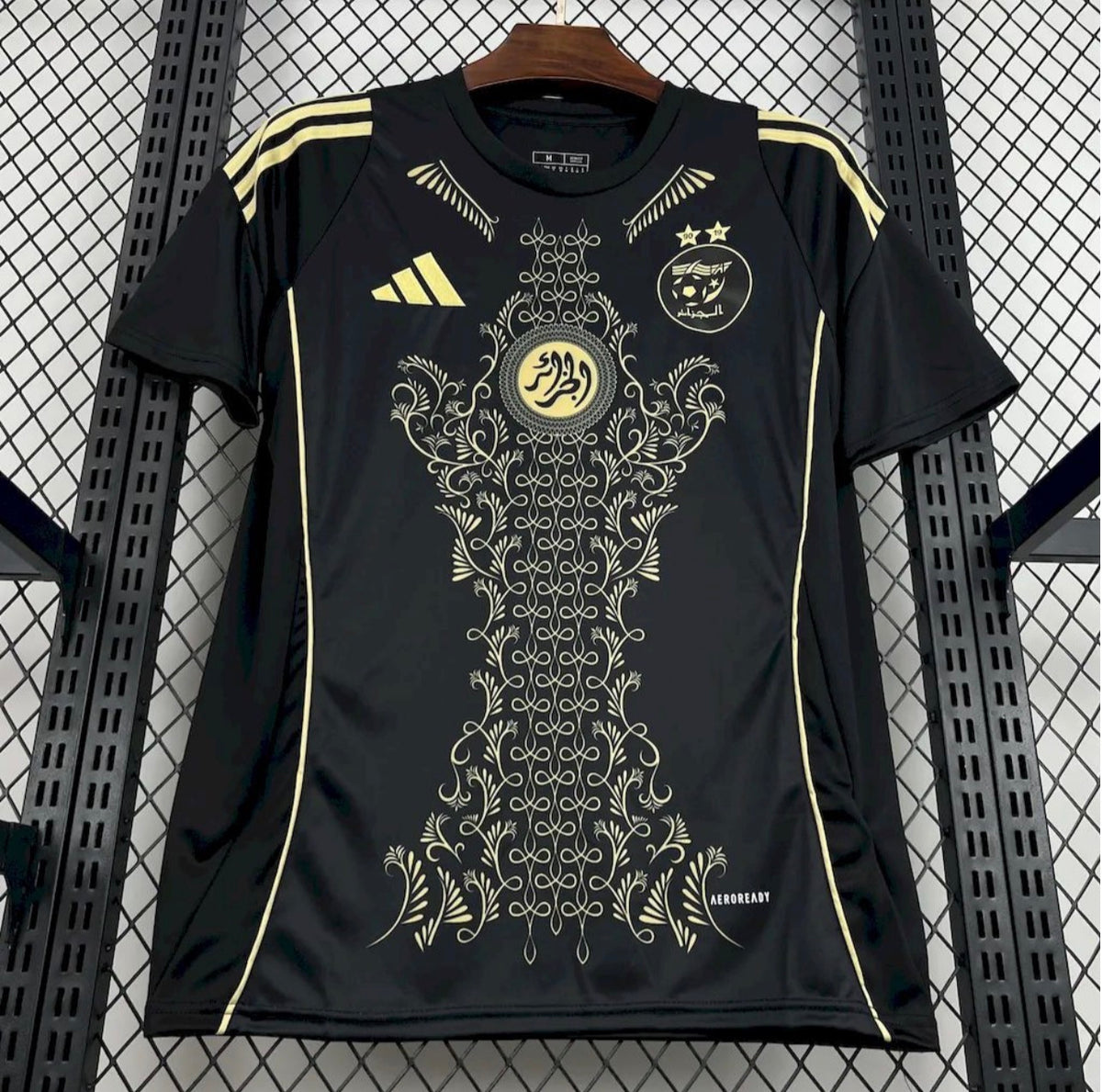 Algeria 2024/25 Karakou Black and Gold Jersey