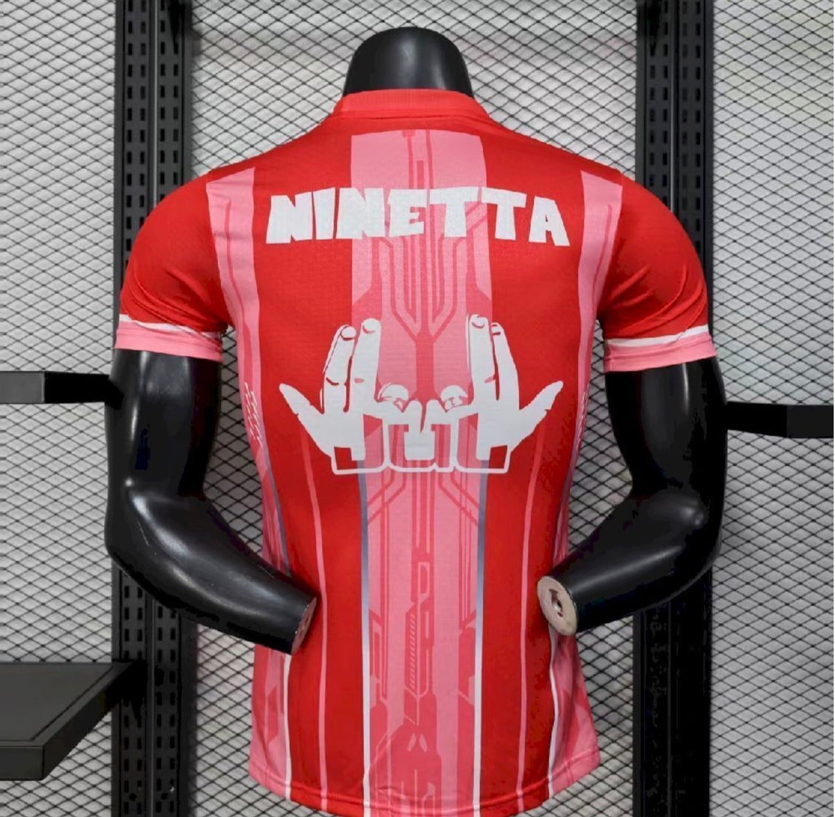 Men's red Olympique de Marseille 2025/26 jersey