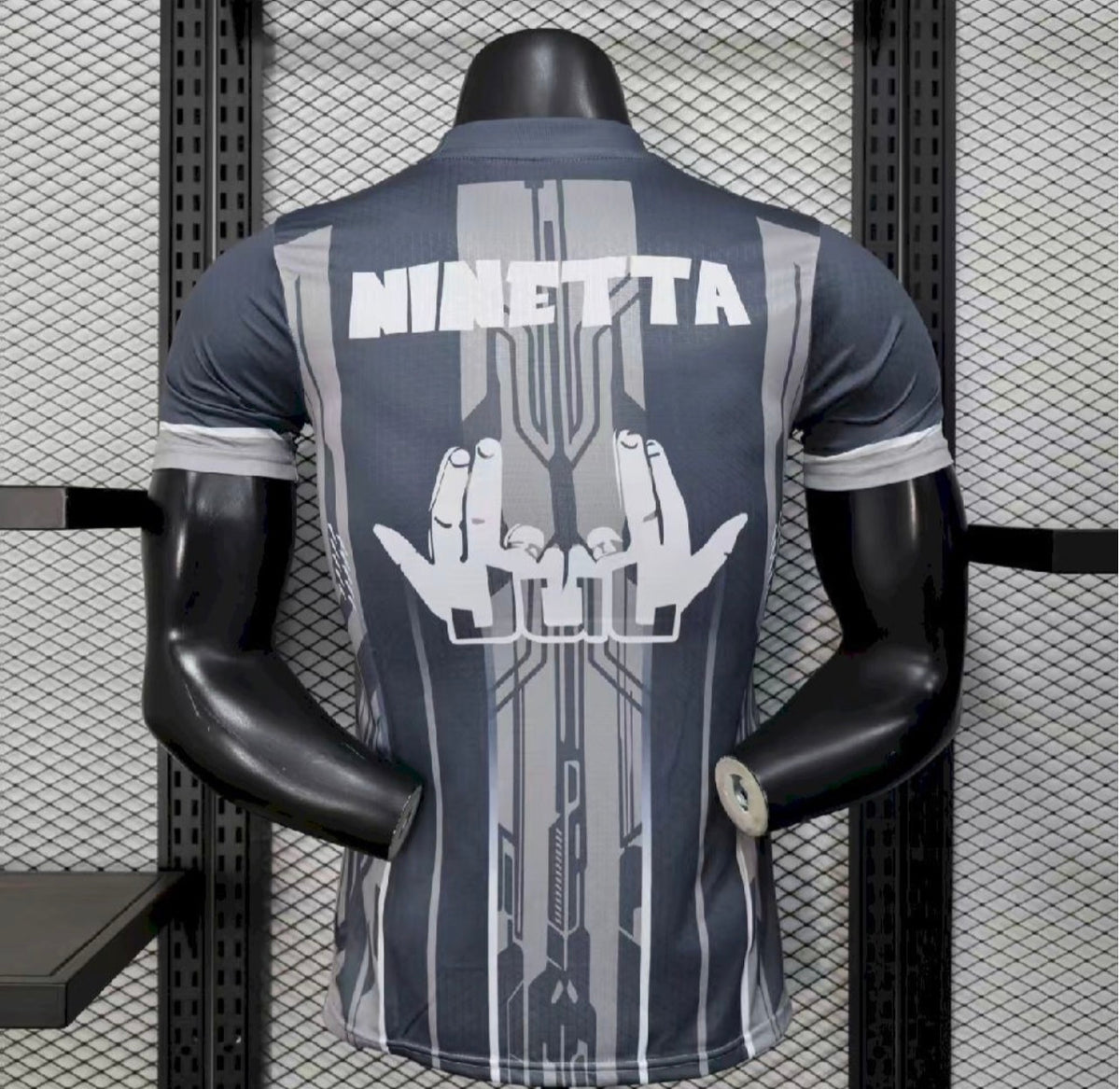 Men's gray Olympique de Marseille 2025/26 jersey