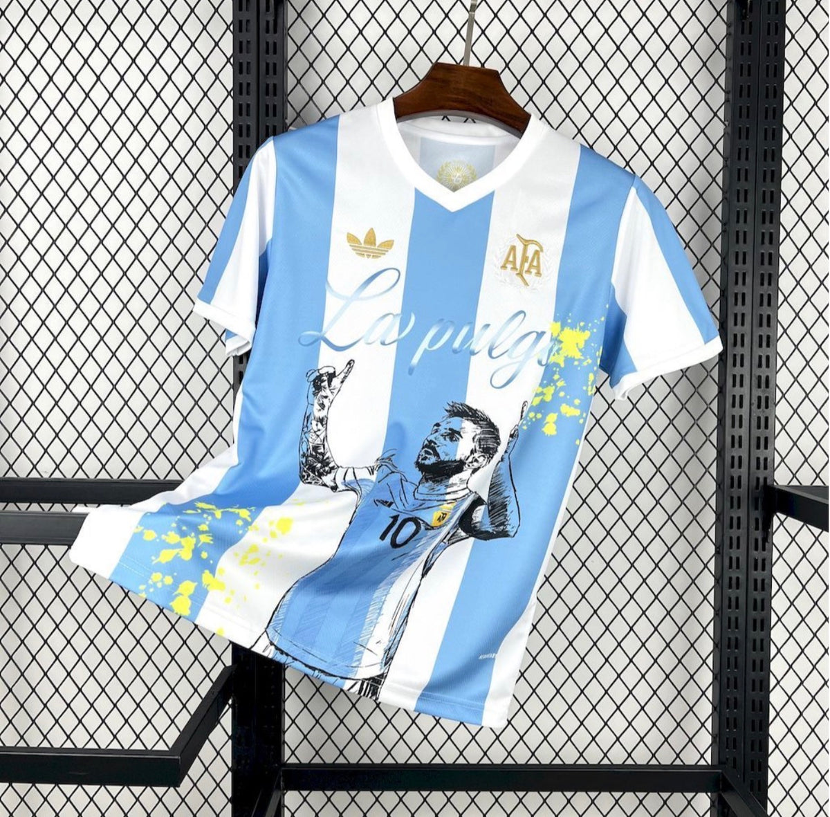 Argentina 2024-25 Adidas 50th Anniversary Messi Jersey