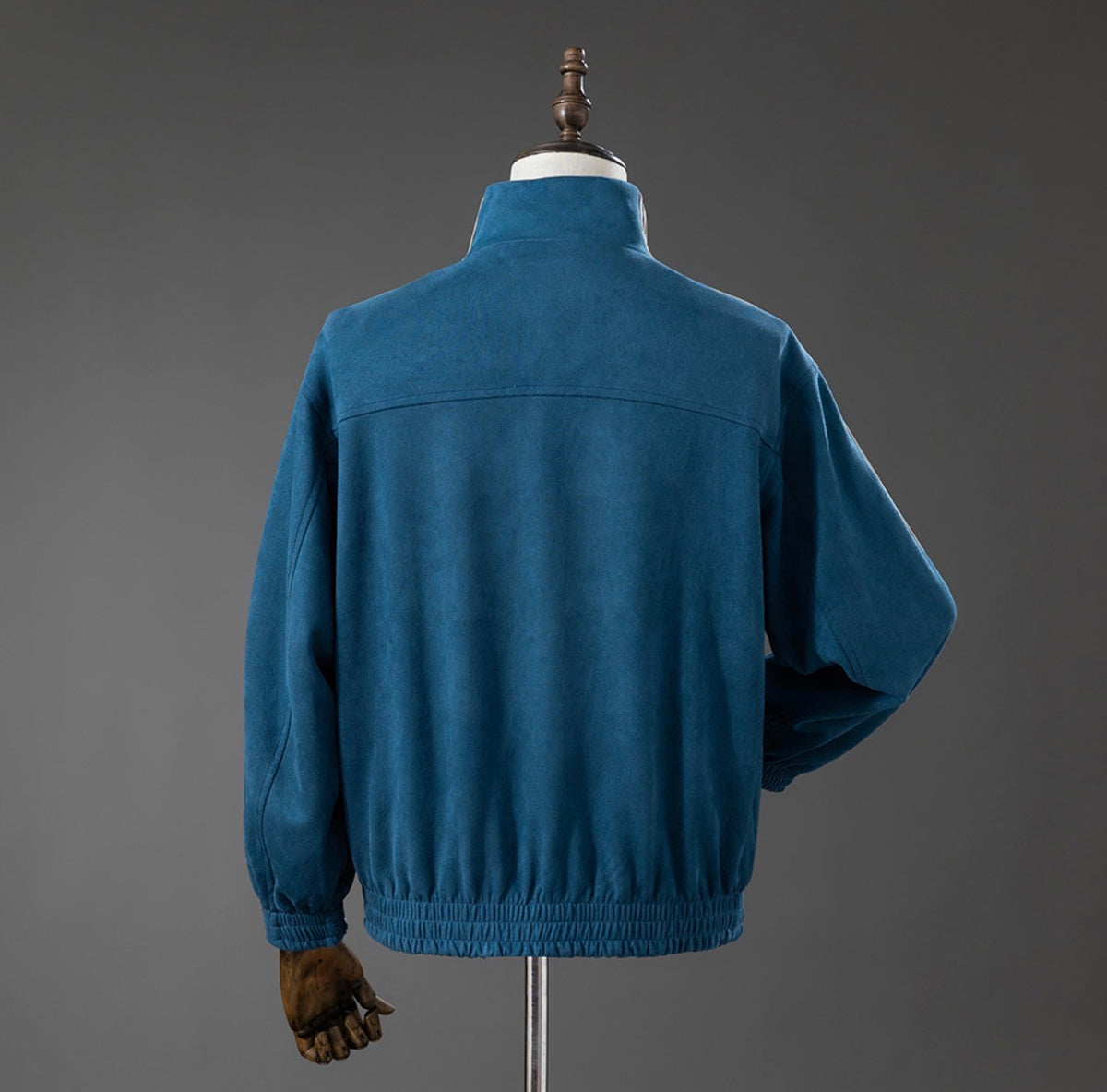 Veste style Tang (Nouvel An chinois) — Bleu jean