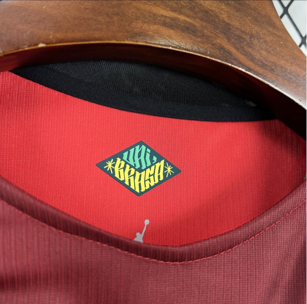 Maillot de football Brésil 2026 version gardien homme.