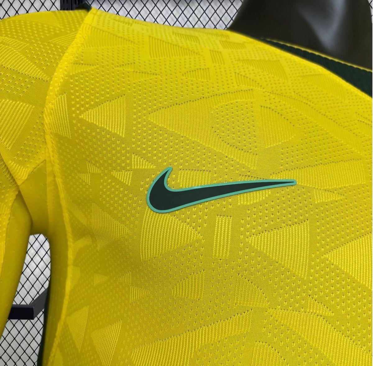 Men's Brazil 2026 World Cup Long-Sleeve Home Jersey