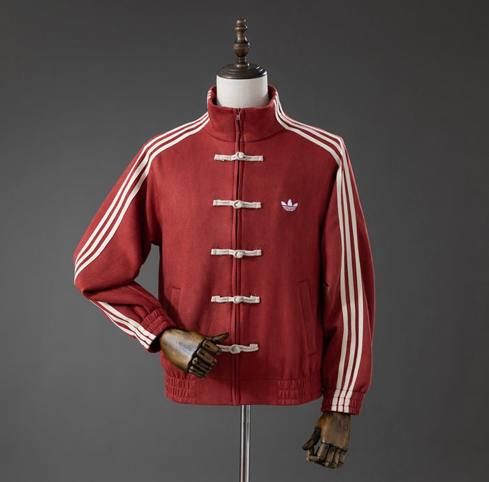 Veste style Tang (Nouvel An chinois) — Rouge