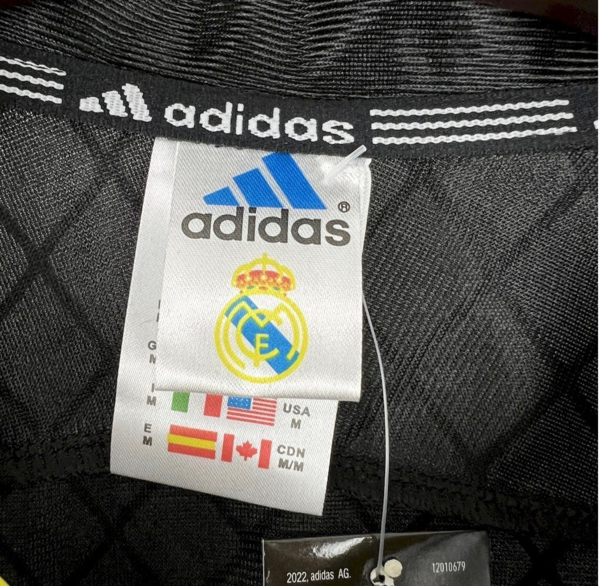 Maillot rétro extérieur manches longues du Real Madrid 1998/99