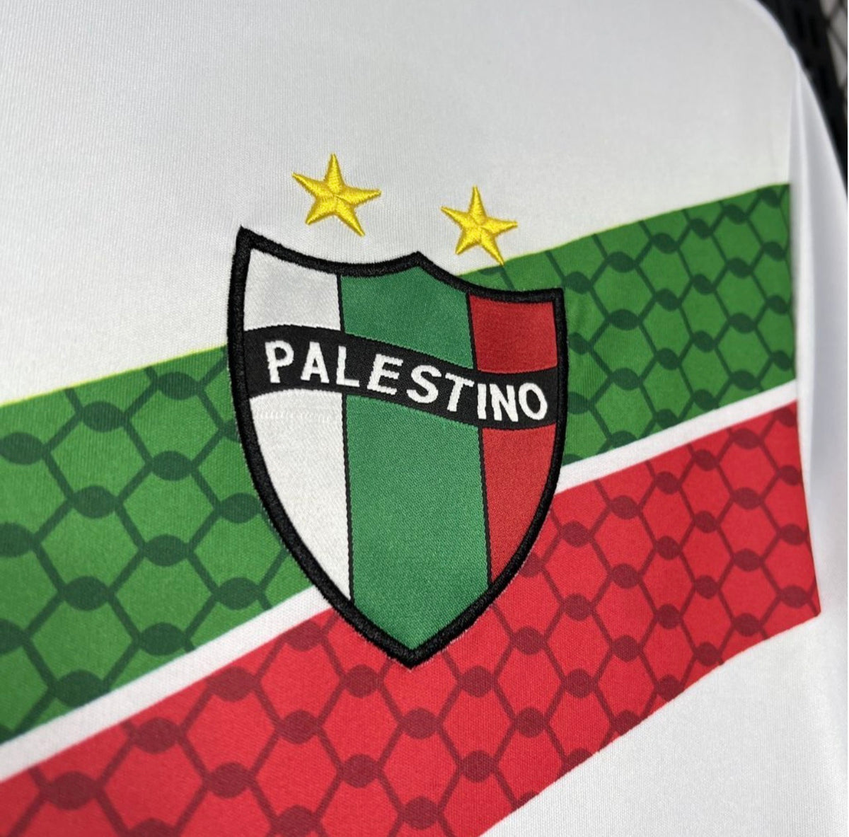 Palestino White Graffiti Jersey 2024-25