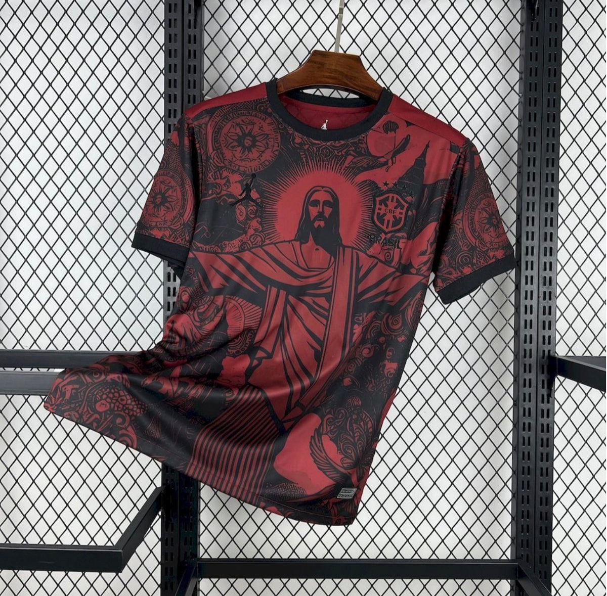 Special Edition Jordan Black and Red Brazil 2025/26 Jersey