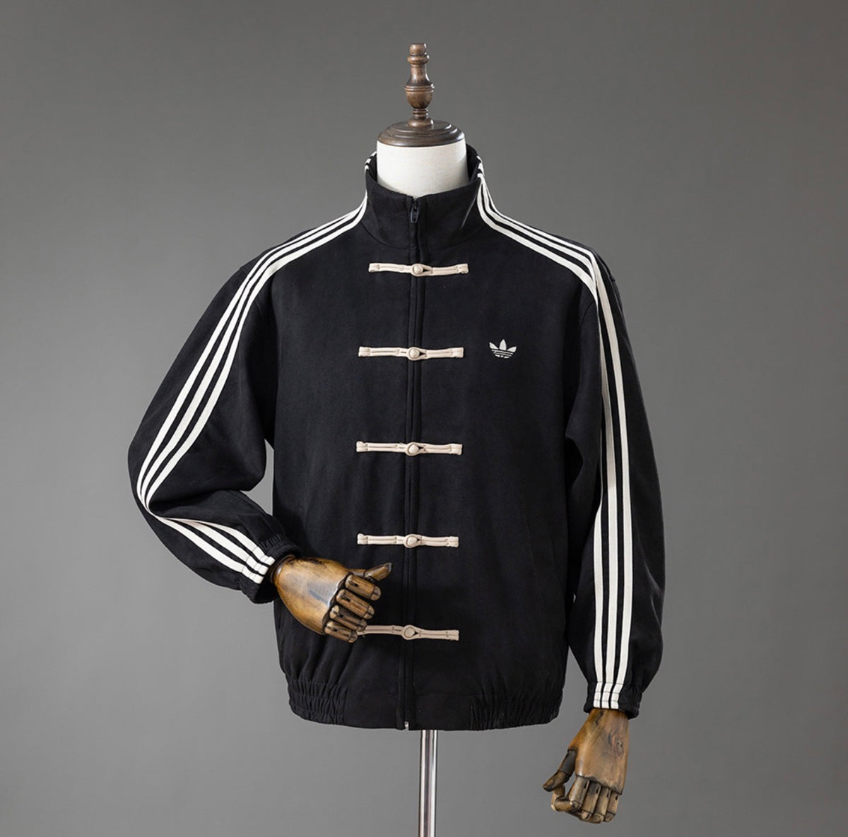Veste style Tang (Nouvel An chinois) — Noir