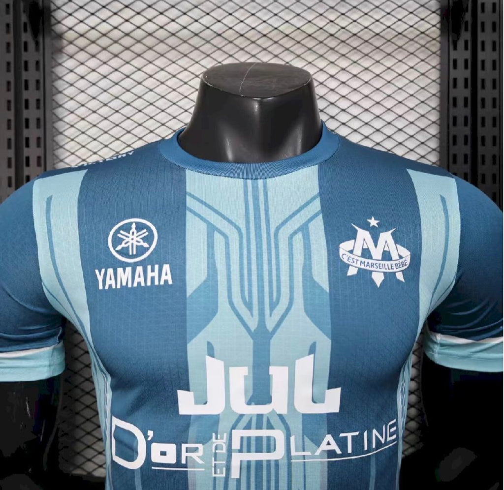 Maillot bleu homme de l’Olympique de Marseille 2025/26