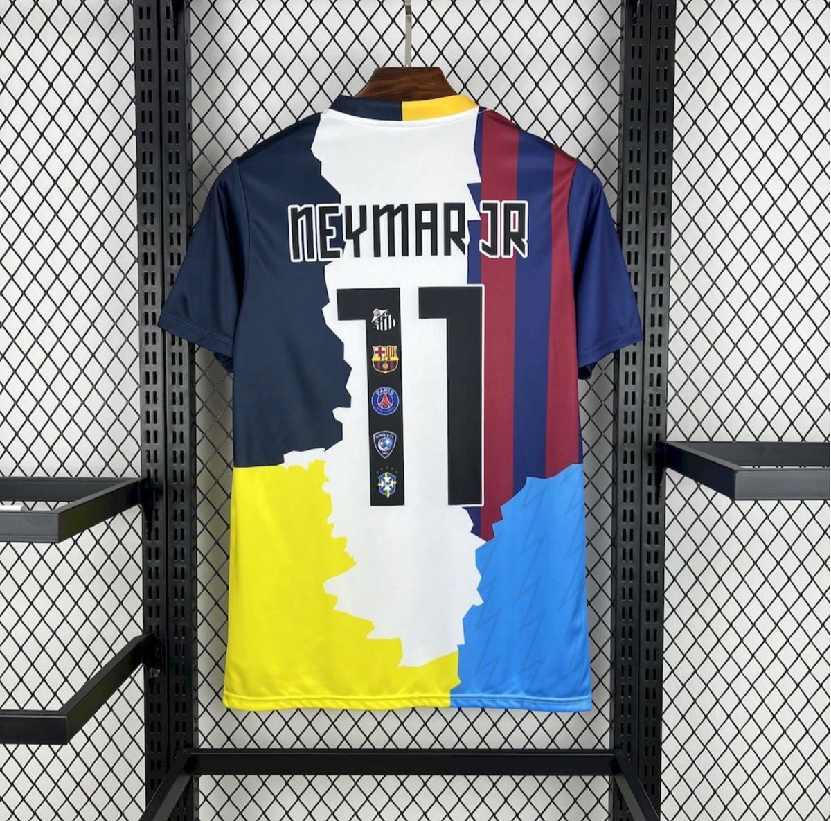 Neymar da Silva Santos Júnior jersey, mix of all clubs