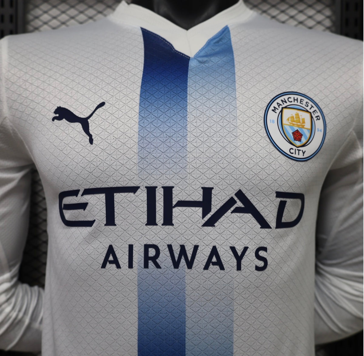 Manchester City 2026/27 Away Shirt — Player Version, Long-Sleeve